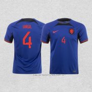 Camiseta Segunda Paises Bajos Jugador Virgil 2022