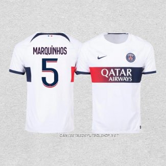Camiseta Segunda Paris Saint-Germain Jugador Marquinhos 23-24