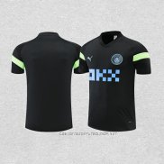 Camiseta de Entrenamiento Manchester City 22-23 Negro