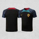 Camiseta de Entrenamiento Portugal 22-23 Negro