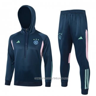 Chandal de Sudadera del Ajax 23-24 Nino Azul