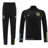 Chandal de Sudadera del Arsenal 23-24 Negro