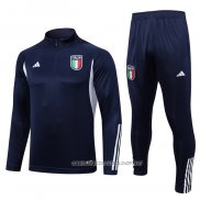 Chandal de Sudadera del Italia 23-24 Nino Azul