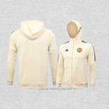 Chaqueta con Capucha del Manchester United 23-24 Amarillo