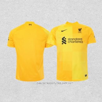Camiseta Liverpool Portero 21-22 Amarillo