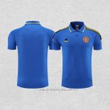 Camiseta Polo del Manchester United 22-23 Azul