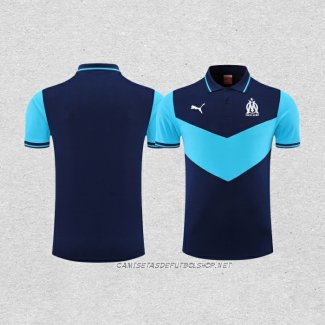 Camiseta Polo del Olympique Marsella 22-23 Azul Marino