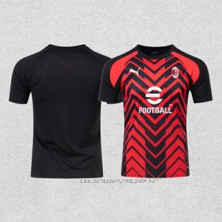 Camiseta Pre Partido del AC Milan 2023 Rojo