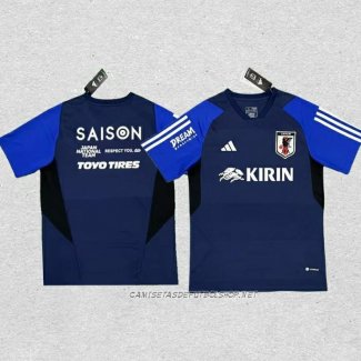 Camiseta Pre Partido del Japon 2023 Azul