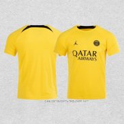 Camiseta Pre Partido del Paris Saint-Germain 2023 Amarillo