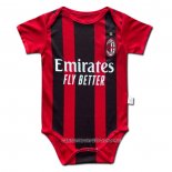 Camiseta Primera AC Milan 21-22 Bebe