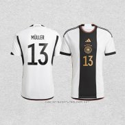 Camiseta Primera Alemania Jugador Muller 2022