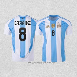 Camiseta Primera Argentina Jugador E.Fernandez 2024