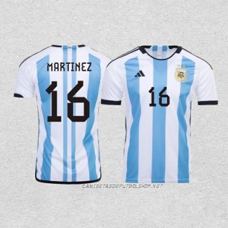 Camiseta Primera Argentina Jugador Martinez 2022