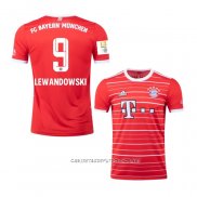 Camiseta Primera Bayern Munich Jugador Lewandowski 22-23