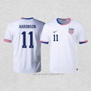 Camiseta Primera Estados Unidos Jugador AAronson 2024