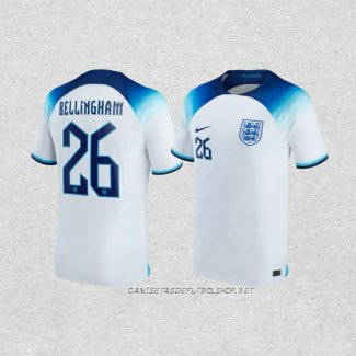 Camiseta Primera Inglaterra Jugador Bellingham 2022