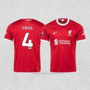 Camiseta Primera Liverpool Jugador Virgil 23-24
