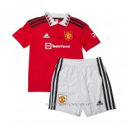 Camiseta Primera Manchester United 22-23 Nino