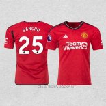 Camiseta Primera Manchester United Jugador Sancho 23-24