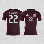 Camiseta Primera Mexico Jugador H.Lozano 2024