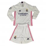 Camiseta Primera Real Madrid 20-21 Nino Manga Larga