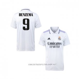 Camiseta Primera Real Madrid Jugador Benzema 22-23