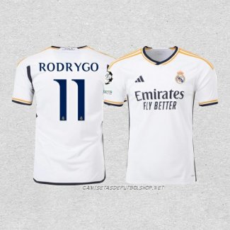 Camiseta Primera Real Madrid Jugador Rodrygo 23-24