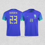 Camiseta Segunda Brasil Jugador Ederson M. 2022