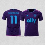 Camiseta Segunda Charlotte FC Jugador Swiderski 23-24