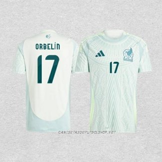 Camiseta Segunda Mexico Jugador Orbelin 2024