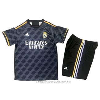 Camiseta Segunda Real Madrid 23-24 Nino