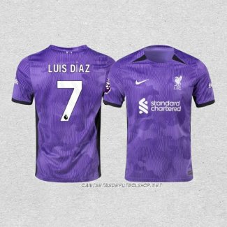 Camiseta Tercera Liverpool Jugador Luis Diaz 23-24