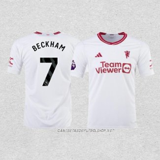 Camiseta Tercera Manchester United Jugador Beckham 23-24