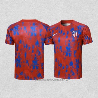 Camiseta de Entrenamiento Atletico Madrid 23-24 Rojo