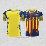 Camiseta de Entrenamiento Barcelona 23-24 Amarillo y Azul