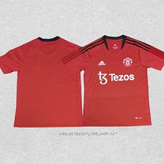 Camiseta de Entrenamiento Manchester United 2022 Rojo