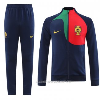 Chandal de Chaqueta del Portugal 22-23 Azul