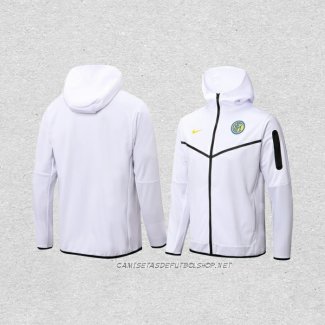 Chaqueta con Capucha del Inter Milan 22-23 Blanco