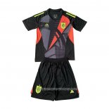 Camiseta Espana Portero 2024 Nino Negro