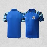 Camiseta Polo del Inter Milan 22-23 Azul