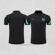 Camiseta Polo del Inter Milan 22-23 Negro