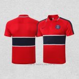 Camiseta Polo del Paris Saint-Germain 20-21 Rojo y Azul