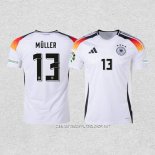Camiseta Primera Alemania Jugador Muller 2024