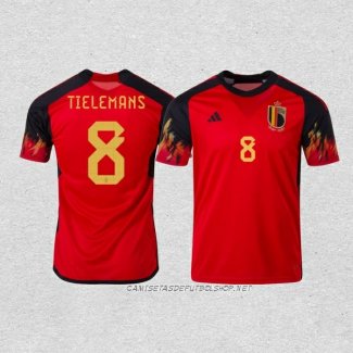 Camiseta Primera Belgica Jugador Tielemans 2022