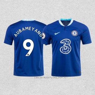 Camiseta Primera Chelsea Jugador Aubameyang 22-23