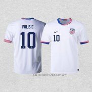 Camiseta Primera Estados Unidos Jugador Pulisic 2024