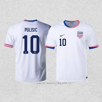 Camiseta Primera Estados Unidos Jugador Pulisic 2024