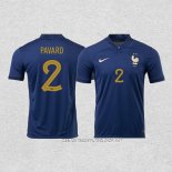 Camiseta Primera Francia Jugador Pavard 2022