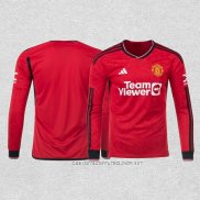 Camiseta Primera Manchester United 23-24 Manga Larga